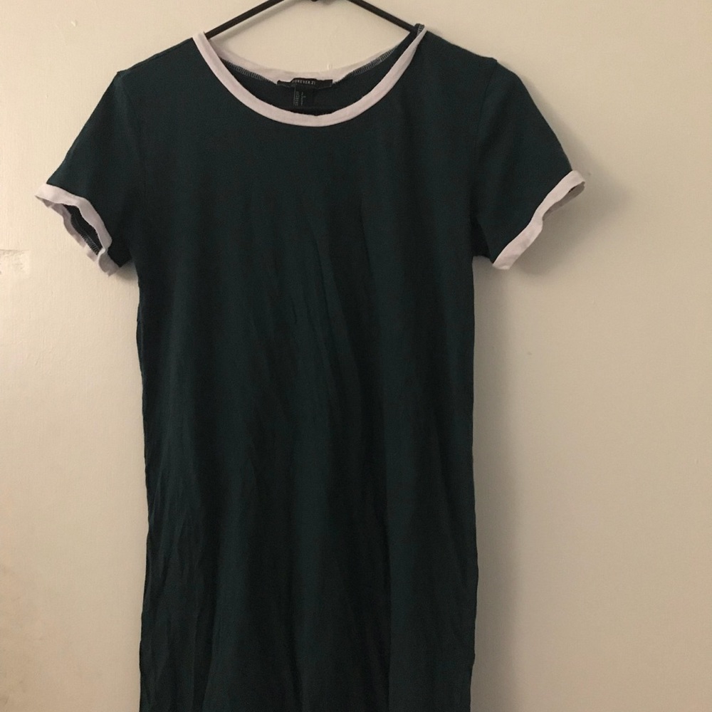 Green T-Shirt Dress